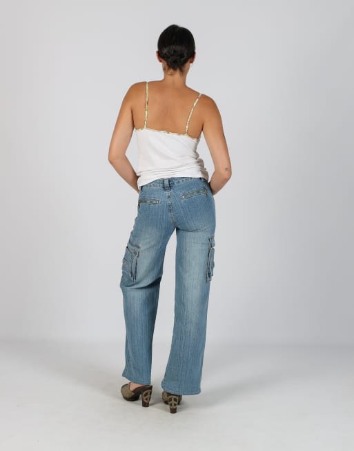 Vintage Made in Italy S straight jeans in blue, 3 of 4
