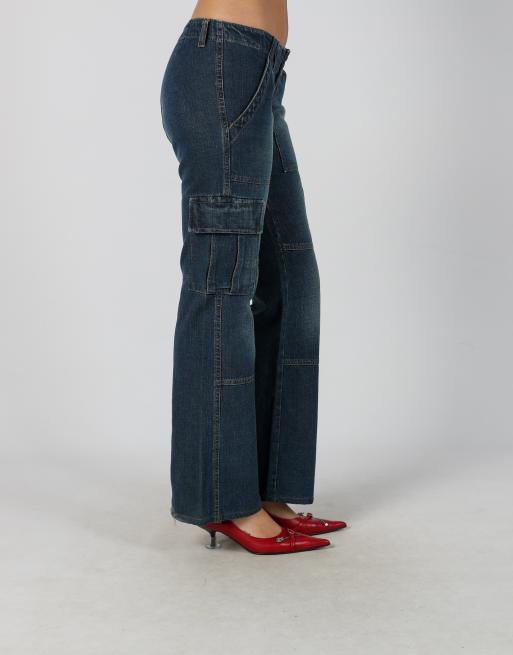 Vintage Made in Italy S straight jeans in blue, 2 of 4