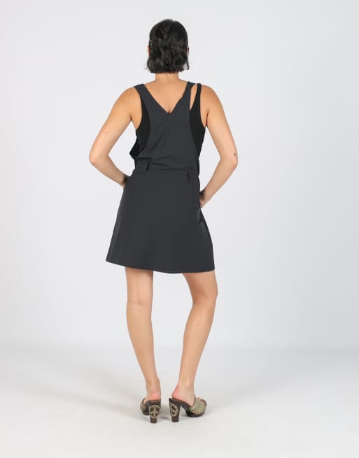 Vintage Made in Italy S woven mini dress in black, 3 of 4