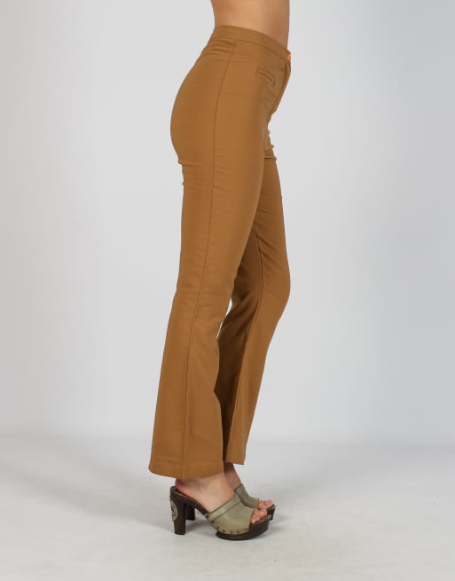 Vintage Made in Italy S woven trousers in beige, 2 of 4