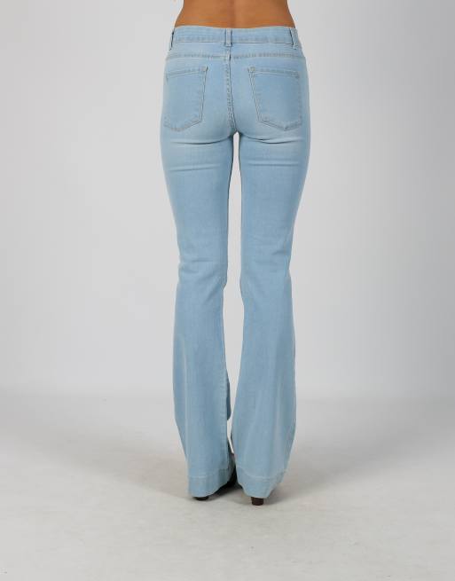 Vintage Made in Italy XS bootcut jeans in light blue, 4 of 4