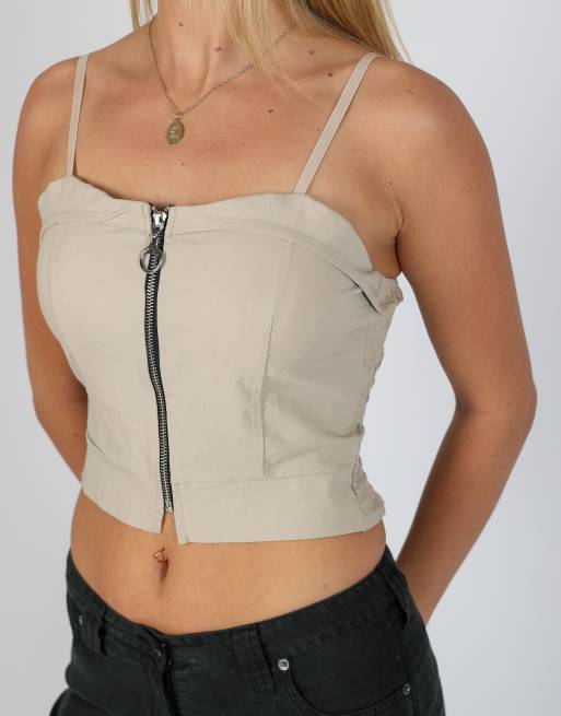 Vintage Made in Italy XS cami in beige, 4 of 4