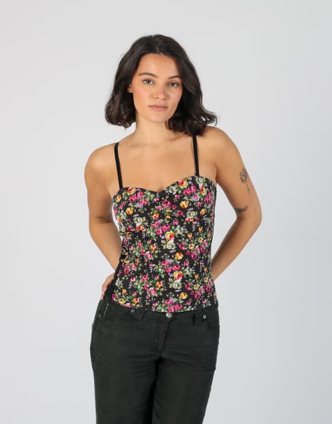 Vintage Made in Italy XS cami in black - view 1
