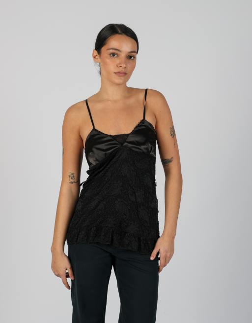 Vintage Made in Italy XS cami in black
