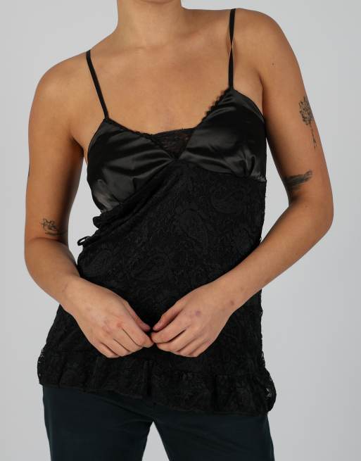 Vintage Made in Italy XS cami in black, 4 of 4