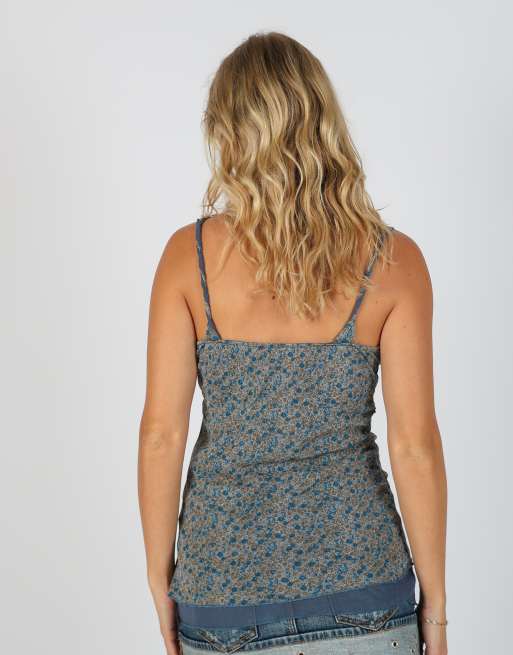 Vintage Made in Italy XS cami in blue, 2 of 4