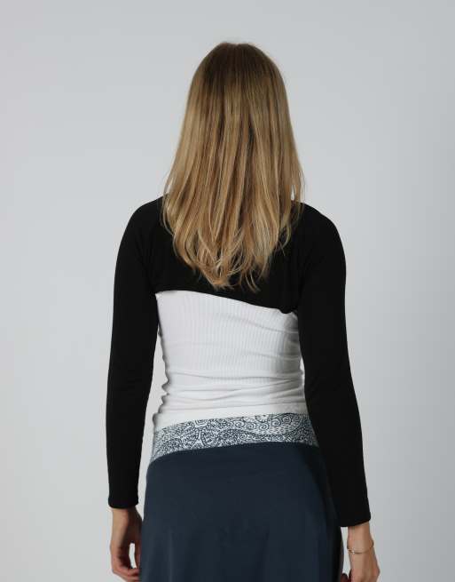 Vintage Made in Italy XS cardigan in black, 2 of 4