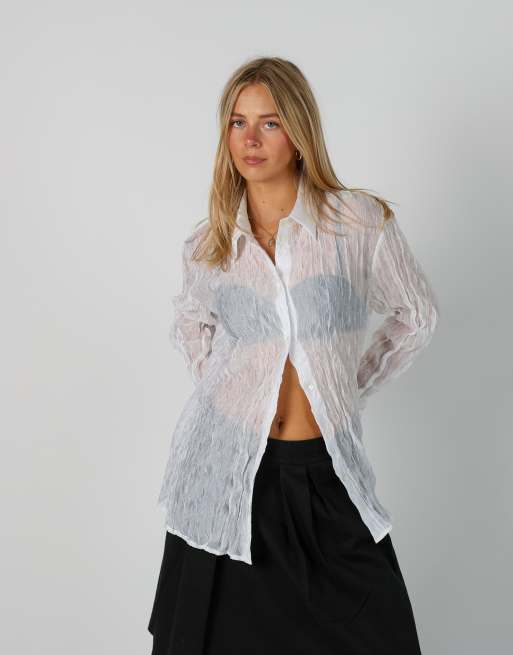 Vintage Madeleine M shirt in ivory, 1 of 4