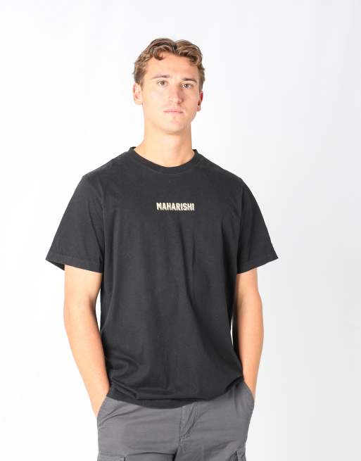 Vintage Maharishi l t-shirt in black