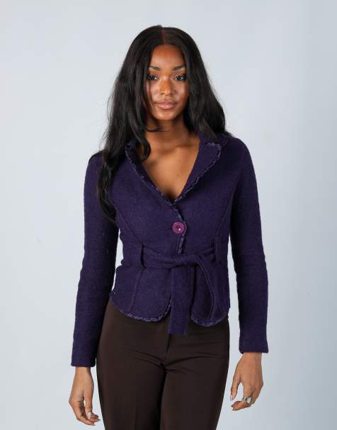 Vintage Malanera S light jacket in purple - view 1