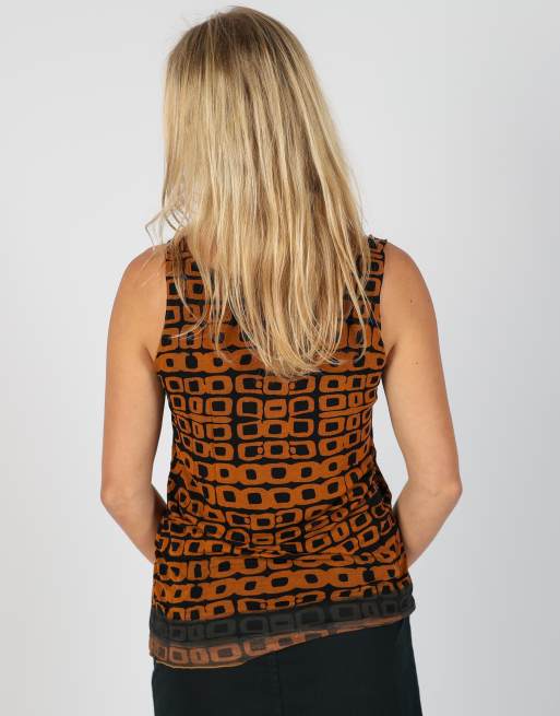 Vintage Maliparmi S woven vest in black, 2 of 4