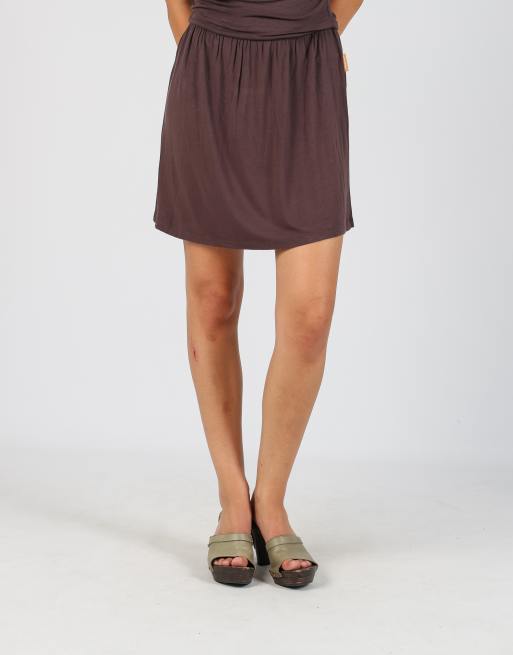 Vintage Mamatayoe S woven mini dress in brown, 2 of 4