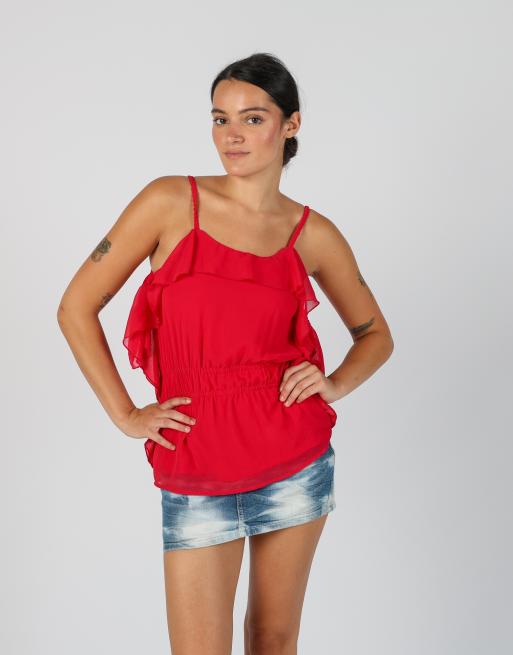 Vintage Marciano M cami in red