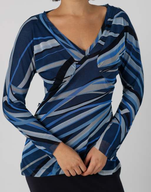 Vintage Marella M blouse in blue, 4 of 4