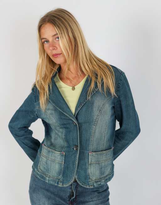 Vintage Marella M denim jacket in blue, 3 of 4