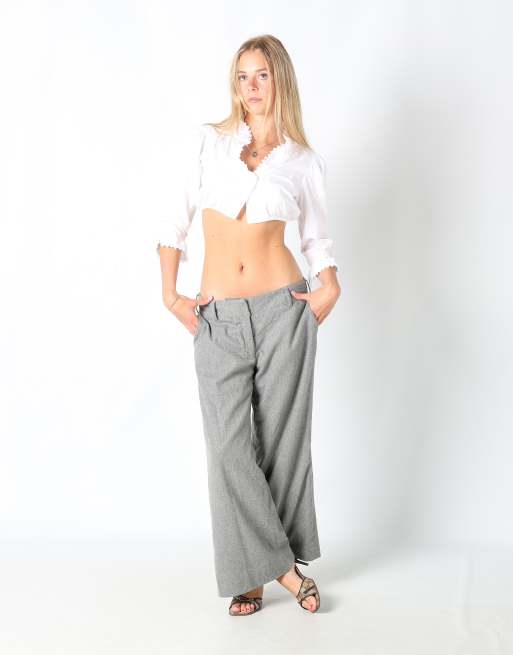 Vintage Marlboro Classics M formal trousers in grey