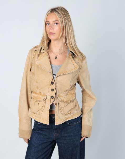 Vintage Marlboro s light jacket in beige - view 1