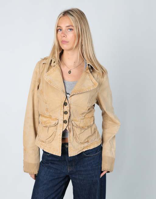 Vintage Marlboro s light jacket in beige