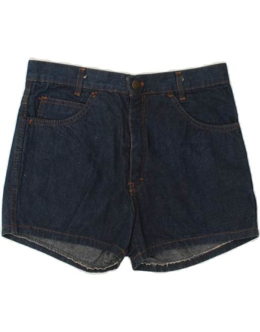 Vintage Mash Size L Denim Shorts in Navy Blue