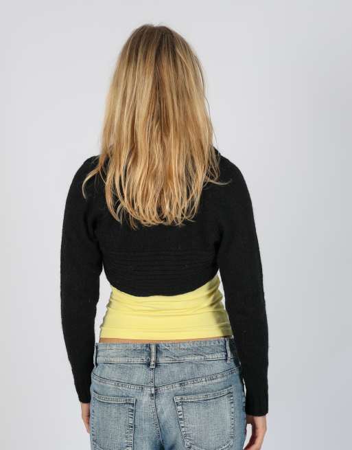 Vintage Massimo Rebecchi XS knitted jumper in black, 2 of 4