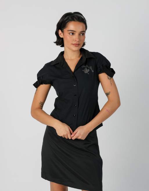 Vintage Matta Jeans S blouse in black, 1 of 4