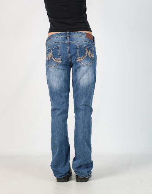 Vintage Maurices 34x34 denim jeans in blue