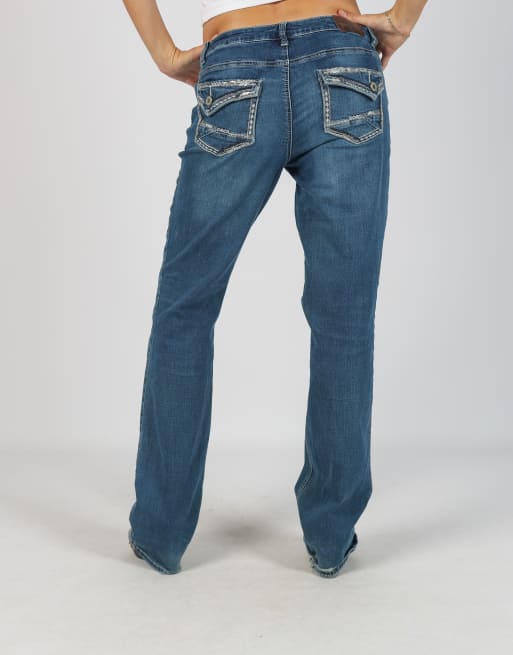 Vintage Maurices S straight jeans in blue, 2 of 4