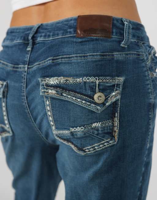 Vintage Maurices S straight jeans in blue, 4 of 4
