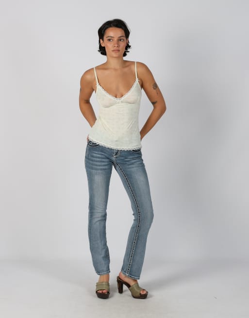 Vintage Maurices XS bootcut jeans in light blue, 1 of 4