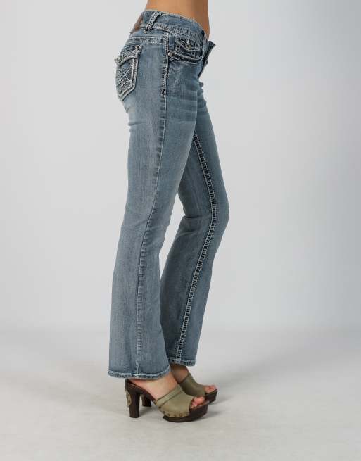 Vintage Maurices XS bootcut jeans in light blue, 2 of 4