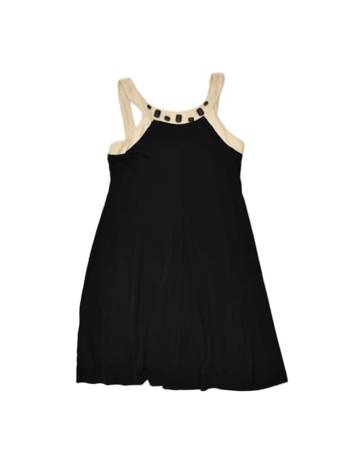 Vintage Max Mara A-line Dress UK 10 Small In Black