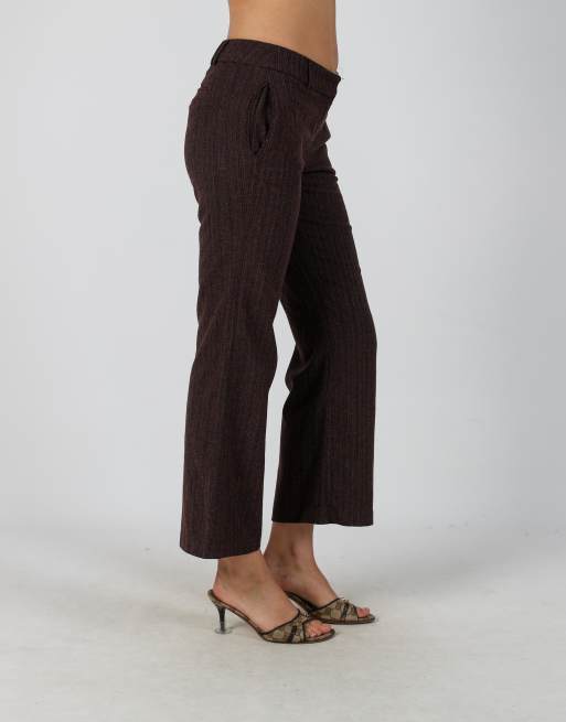 Vintage Max&Co. 6 woven trousers in brown, 2 of 4