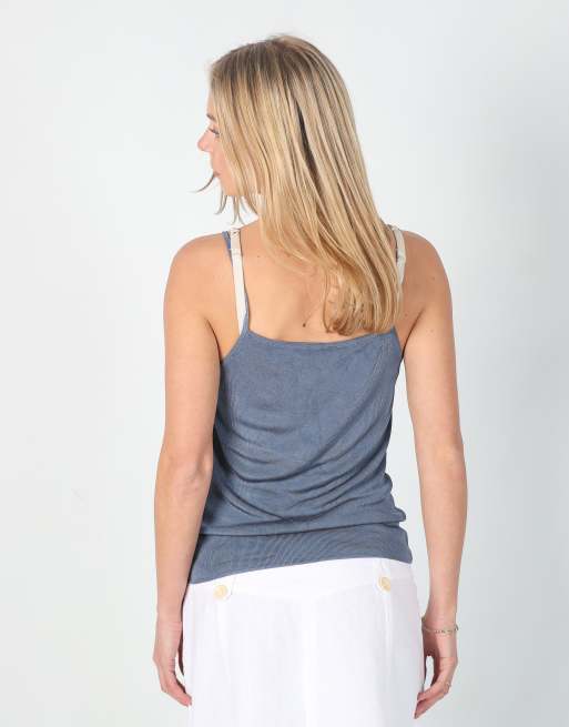Vintage Max&Co. L cami in blue, 2 of 4