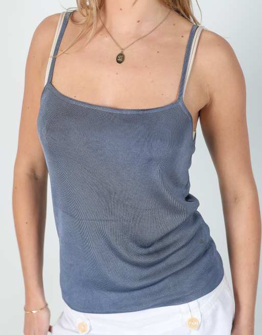 Vintage Max&Co. L cami in blue, 4 of 4