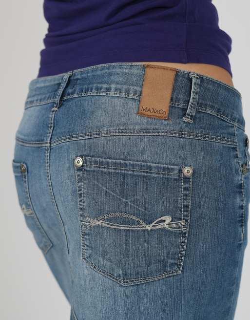Vintage Max&Co. L denim mini skirt in blue, 4 of 4