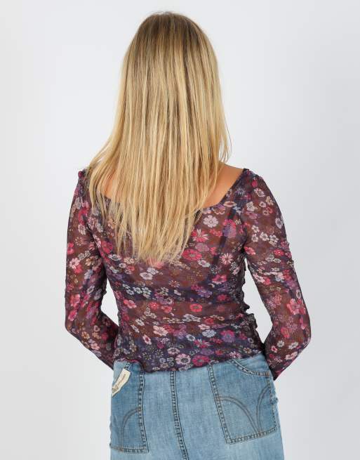 Vintage Max&Co. S blouse in purple, 2 of 4