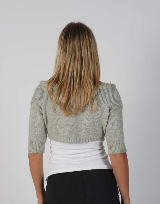 Vintage Max&Co. S cardigan in light grey, 2 of 4