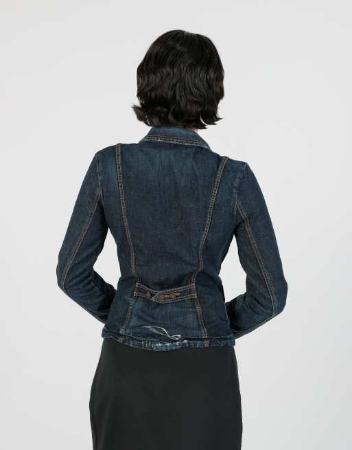 Vintage Max&Co. S denim jacket in blue, 2 of 4