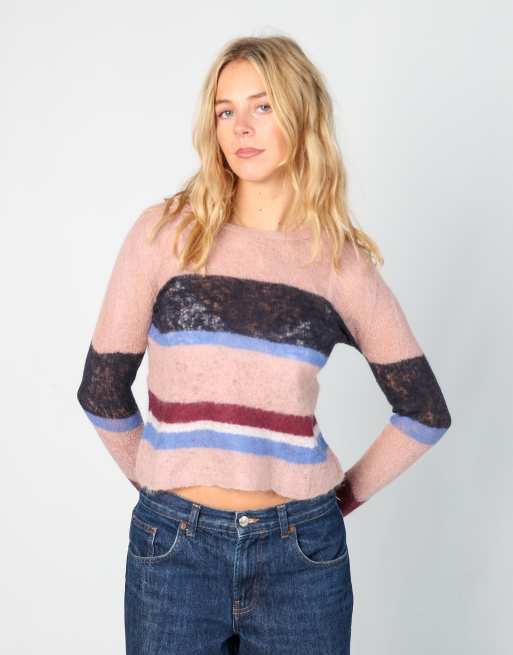 Vintage Max&Co. S knitted jumper in baby pink