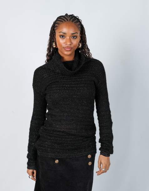 Vintage Max&Co. S knitted jumper in black - view 1