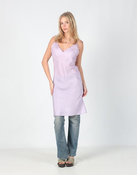 Vintage Max&Co. S slip dress in lilac purple - view 1
