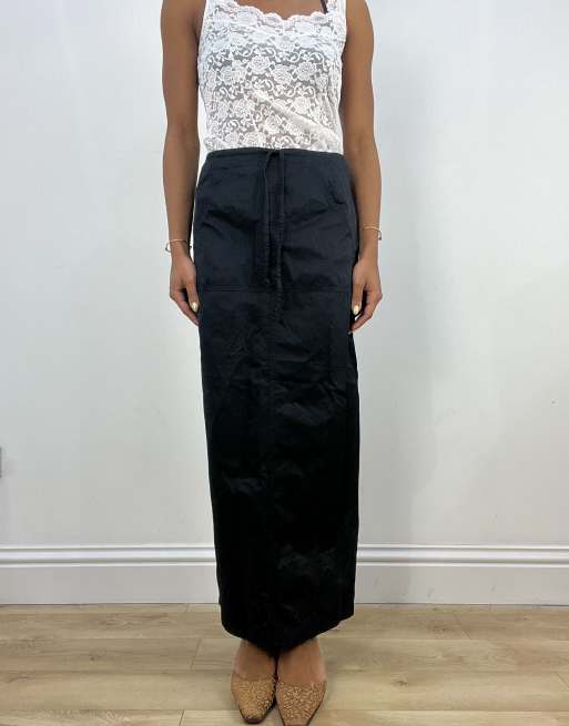 Vintage maxi skirt in black