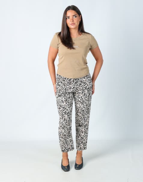Vintage MaxMara 10 casual trousers in multi colured - view 1