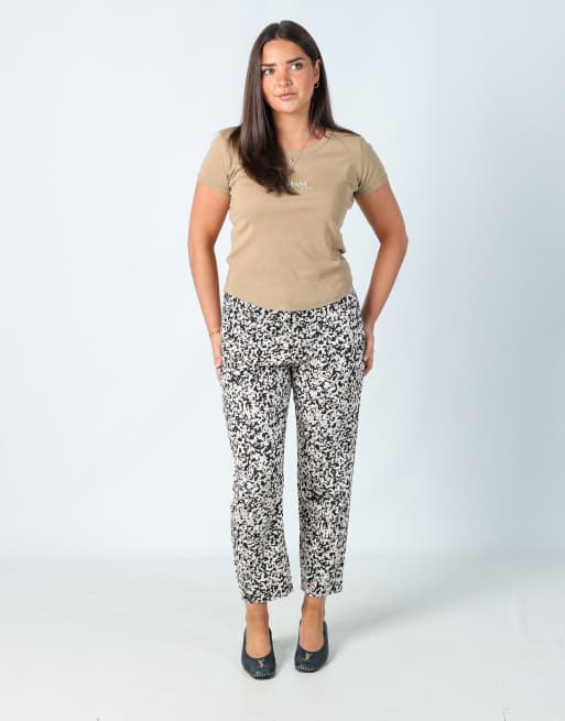 Vintage MaxMara 10 casual trousers in multi colured