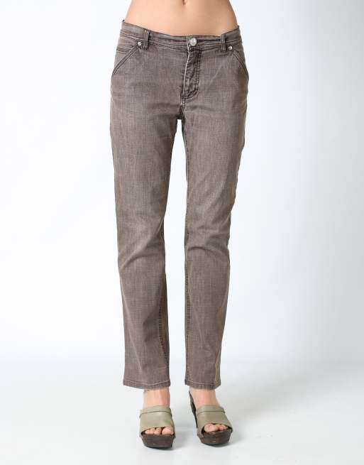 Vintage MaxMara 8 straight jeans brown, 2 of 4