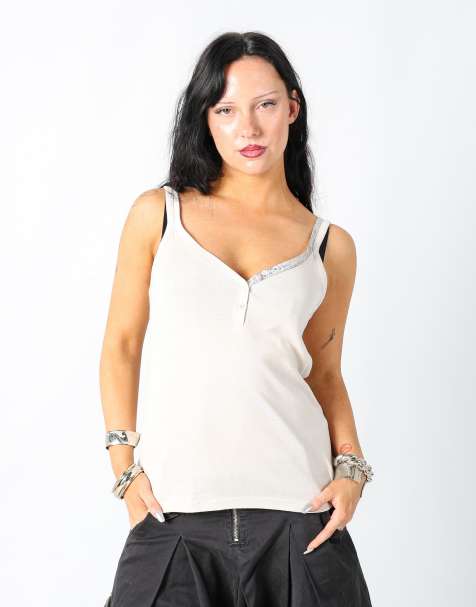 Vintage MaxMara L cami in cream - view 1