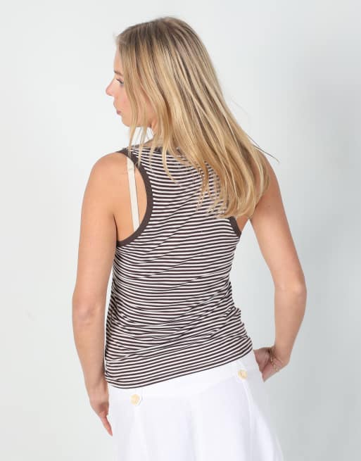 Vintage MaxMara M woven vest in bronze, 2 of 4
