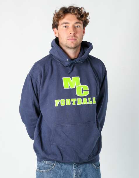 Vintage MC Football l hoodie in blue - view 1