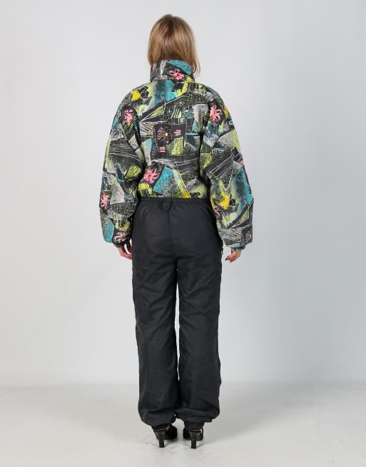 Vintage MC Ross S ski suit in black, 3 of 4