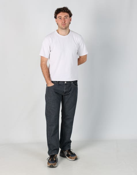 Vintage Mecca 36x30 denim hip hop jeans in charcoal grey - view 1